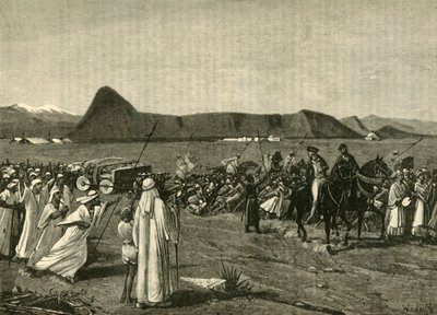 Prosesjon av oksen, 1890. av Unbekannt