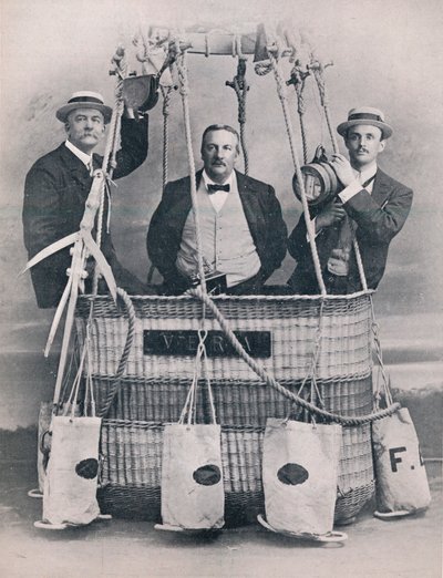 Professor Huntingdon, Mr. Frank Hedges Butler und der Hon. C. S. Rolls, 1906 von Unbekannt