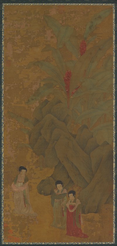 Promenading Ladies, Sannsynligvis Yuan-dynastiet, 1300-tallet. av Unbekannt