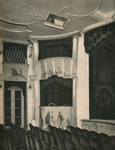 Proscenium og scenebokser i Komodie Theatre, Berlin, c1926 av Unbekannt