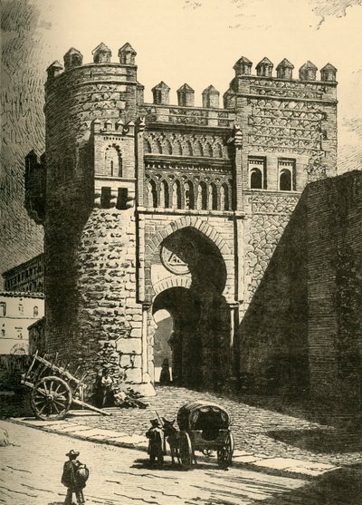Puerta del Sol, Toledo, 1890. av Unbekannt