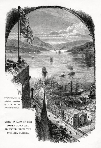Quebec, Canada, sent på 1800-tallet av Unbekannt