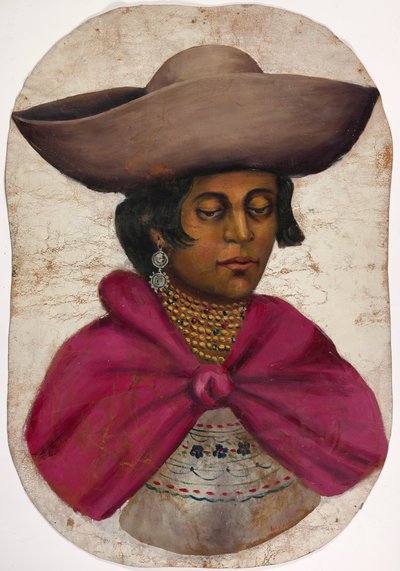 Quechua indisk kvinne, Rub. 1920. av Unbekannt