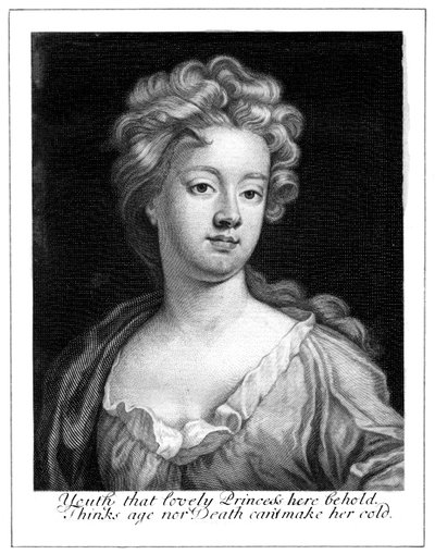 Dronning Anne 1665-1714 av Unbekannt