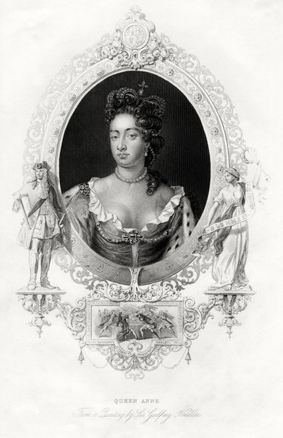 Dronning Anne, 1860 av Unbekannt