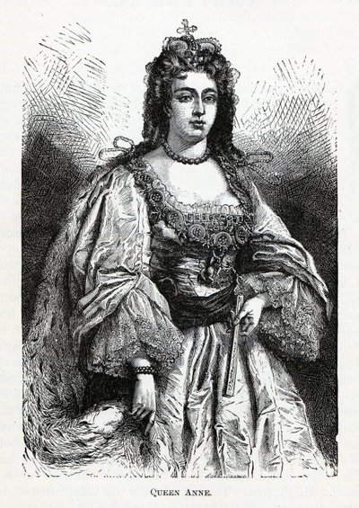 Dronning Anne, 1882 av Unbekannt
