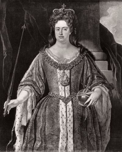 Dronning Anne, c1702 1906 av Unbekannt