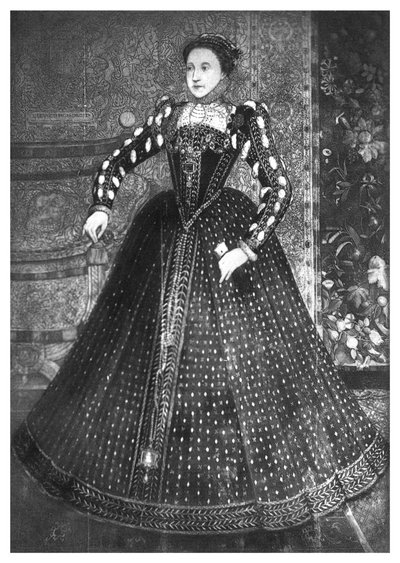 Dronning Elizabeth I, 1500-tallet, 1896 av Unbekannt