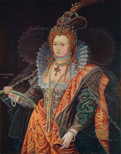 Dronning Elizabeth I, 1500-tallet 1905 av Unbekannt