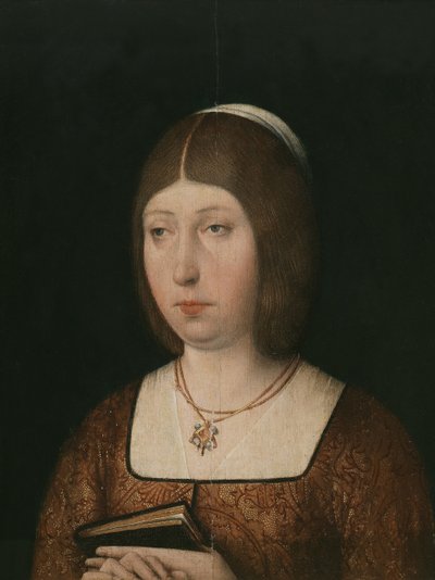 Dronning Isabella I av Castilla, ca. 1490 av Unbekannt