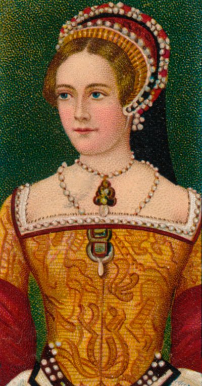 Dronning Mary I 1516-1558 av England, 1544. 1912 av Unbekannt