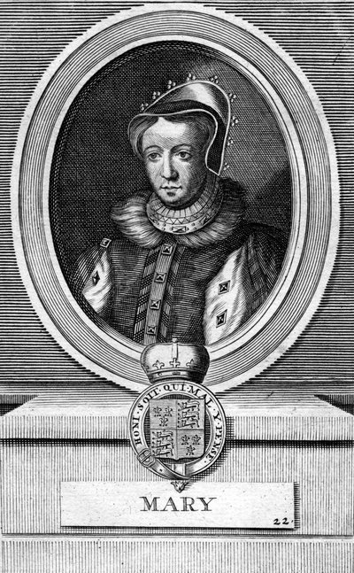Dronning Mary I av England av Unbekannt