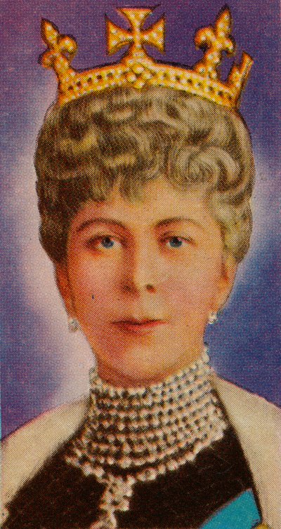 Queen Mary, konsort av kong George V, ved sin første statsåpning av parlamentet, 1911 1935 av Unbekannt