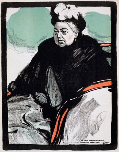 Dronning Victoria, 1901 av Unbekannt