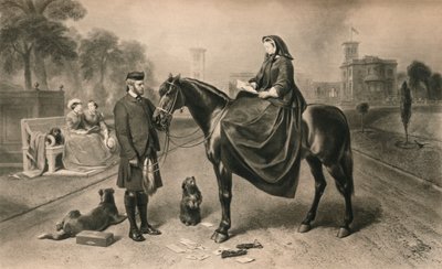 Dronning Victoria ved Osborne House, 1865 1906 av Unbekannt