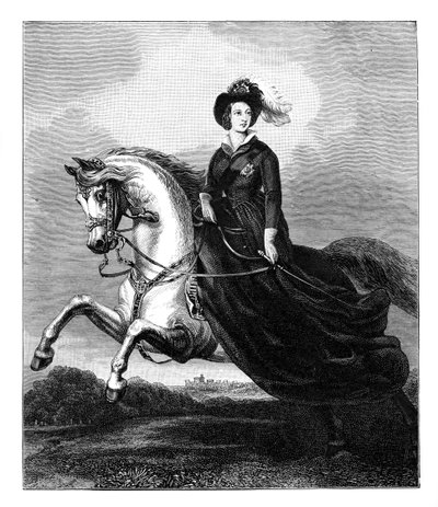Dronning Victoria, ca 1840-tallet, slutten av 1800-tallet av Unbekannt