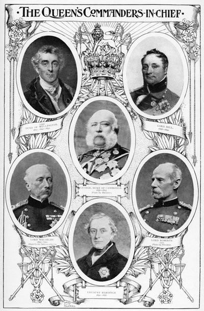 Dronning Victorias øverstkommanderende, 1901 av Unbekannt