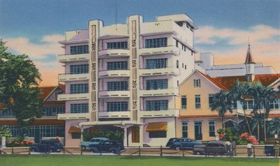 Queens Park Hotel, Port of Spain, Trinidad, B.W.I., ca. 1940-tallet, ca. 1940-tallet. av Unbekannt