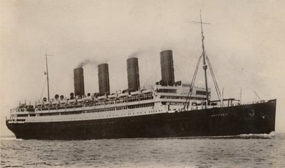 RMS Aquitania, c1930. av Unbekannt