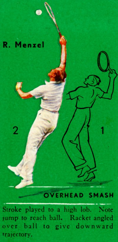R. Menzel - Overhead Smash, c1935. av Unbekannt