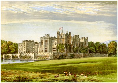 Raby Castle, County Durham, hjemmet til hertugen av Cleveland, c1880 av Unbekannt