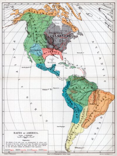 Races of America, 1901 av Unbekannt