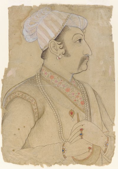 Raja Gaj Singh fra Marwar, 1600-tallet. av Unbekannt