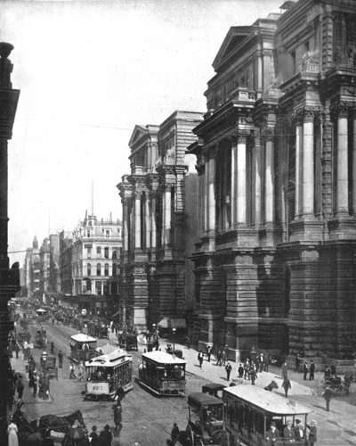 Randolph Street, Chicago, Illinois, USA, c1900. av Unbekannt