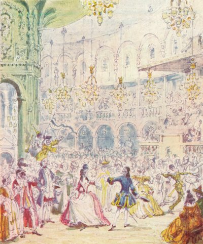 Randulph og Hilda danser i Rotunda ved Ranelagh Gardens, 1842, 1903 av Unbekannt