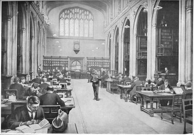Lesesal, Guildhall Library, City of London, c1903 1903 av Unbekannt