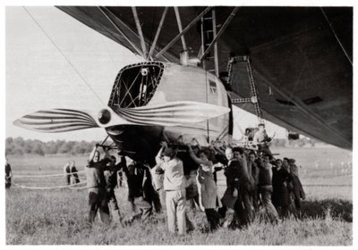 Bakre gondol, Zeppelin LZ 127 Graf Zeppelin, 1933 av Unbekannt