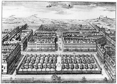 Red Lion Square, London, 1700-tallet 1907 av Unbekannt