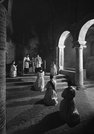 Religiøs sermoni av Unbekannt