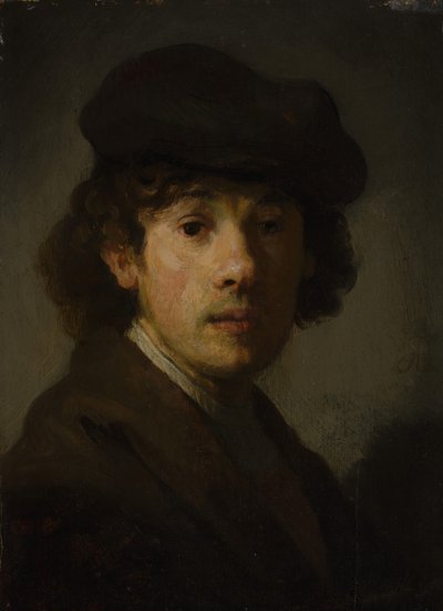 Rembrandt 1606-1669 som ung mann. av Unbekannt