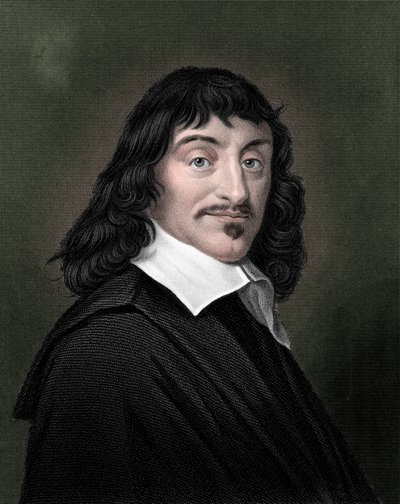 Rene Descartes , fransk filosof og matematiker, 1835 av Unbekannt