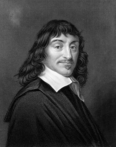 Rene Descartes , fransk filosof og matematiker, 1835 av Unbekannt