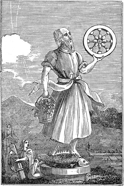 Representasjon av Crodon, 1834 av Unbekannt