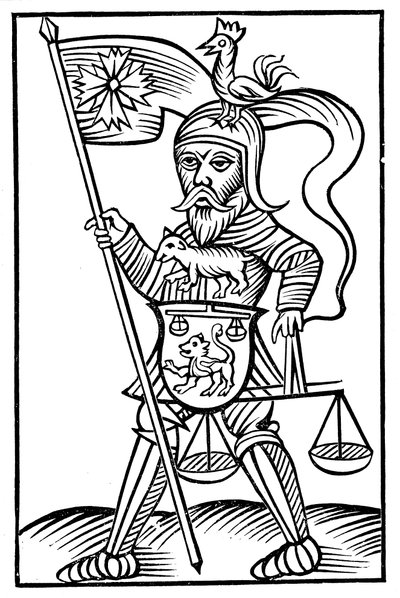 Representasjon av Hermensul, 1656 av Unbekannt