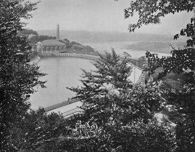Reservoir, Eden Park, Cincinnati, Ohio, c1897. av Unbekannt