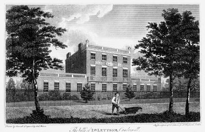 Bosted til John Coakley Lettsom, Camberwell, London, 1817 av Unbekannt
