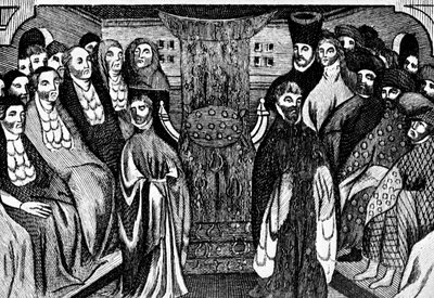 Resignasjon av Richard II, 1399, c1902-1905 av Unbekannt
