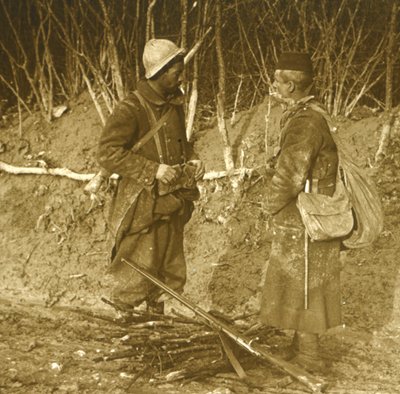Retur fra Verdun, Nord-Frankrike, c1914-c1918 av Unbekannt
