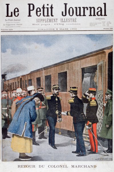 Oberst Marchands retur til Kina, 1902 av Unbekannt