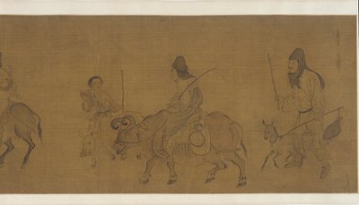 Returning Home after Harvest, muligens Ming-dynastiet, 1600-tallet. av Unbekannt