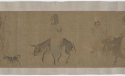 Returning Home after Harvest, Yuan eller Ming-dynastiet, 1300-1400-tallet. av Unbekannt