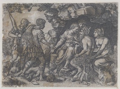Omvendt kopi av Thetis og Chiron, 1546. av Unbekannt