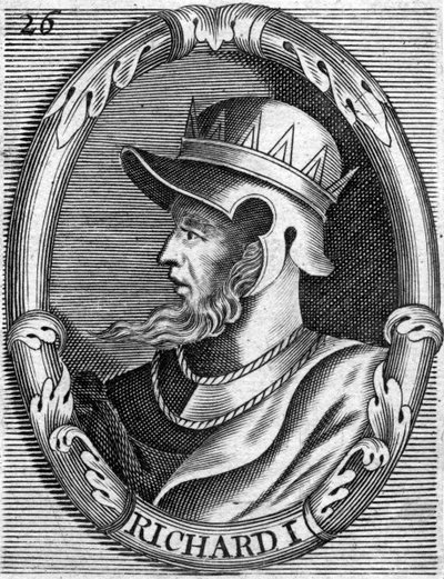 Richard I, konge av England av Unbekannt