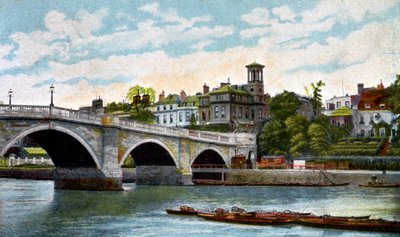 Richmond bridge, 1900-tallet av Unbekannt