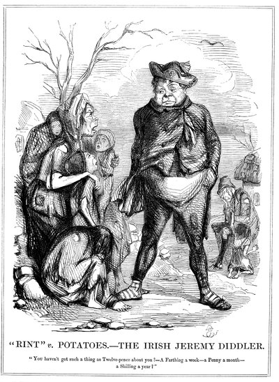 Rint v Potatoes - Den irske Jeremy Diddler, 1845 av Unbekannt