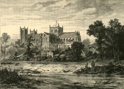 Ripon Minster, fra sørøst, 1898. av Unbekannt